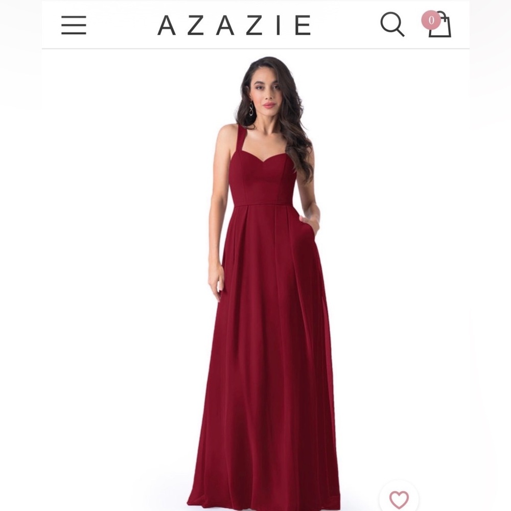 Azazie Cabernet Simona Dress